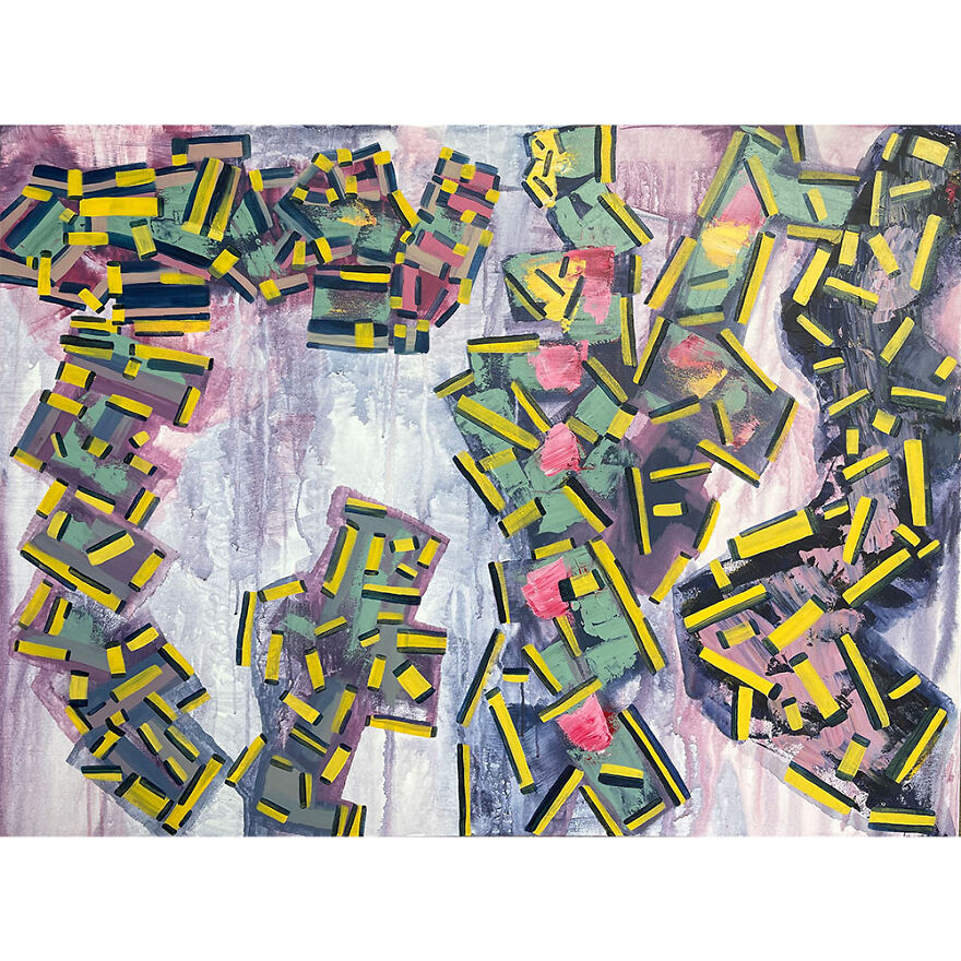 Abstract Paintings By Textile Designer Isha Mehta (32 Pics)