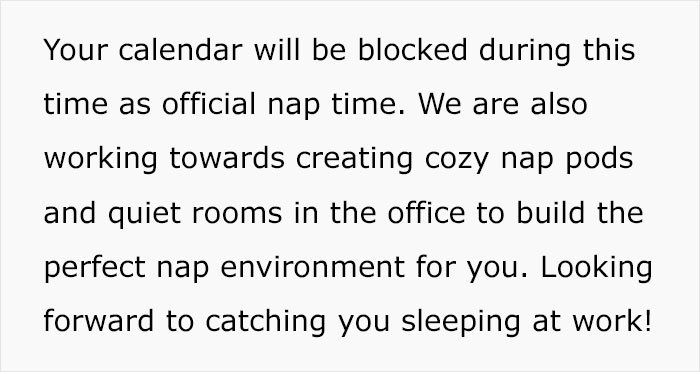 The Benefits Of Power Naps Are Being Embraced By This Company As They Implement Nap Policy For Their Employees