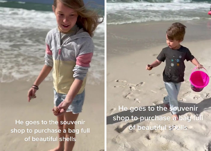 Woman Finds Out Her Dad Would Buy Seashells And Throw Them On The Beach For Her To Find When He Does The Same For His Grandkids Woman Finds Out Her Dad Would Buy Seashells And Throw Them On The Beach For Her To Find When He Does The Same For His Grandkids