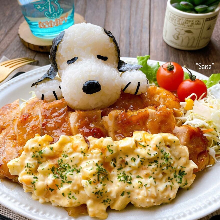 Japanese Woman Creates Amazing Dishes Inspired By The Snoopy Cartoon And Here Are The 42 Best
