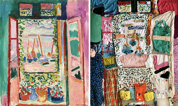 Ventana abierta, Collioure, 1905 De Henri Matisse vs. Ventana abierta, 2022