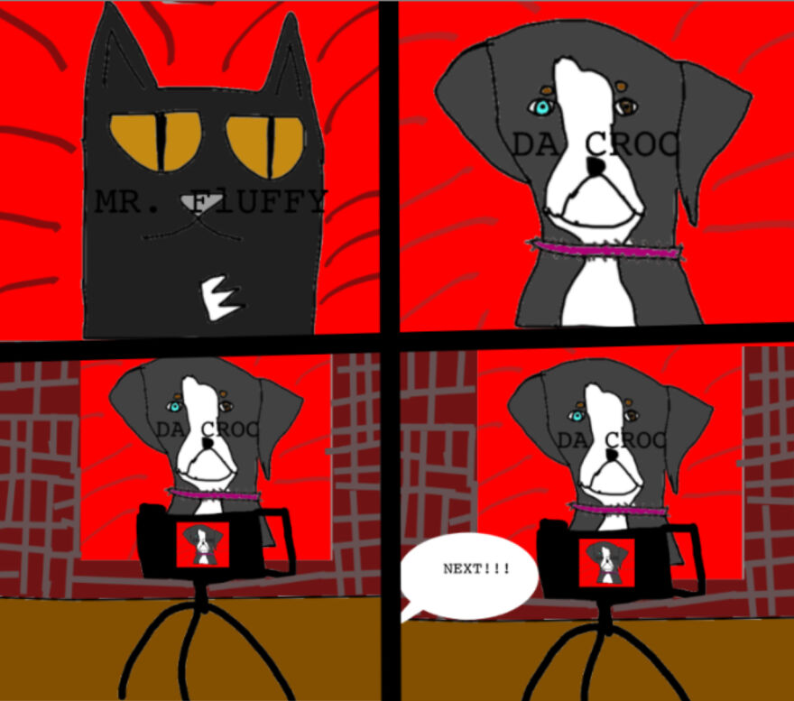 Meet My New Comic Characters Mr.fluffy And Da Croc