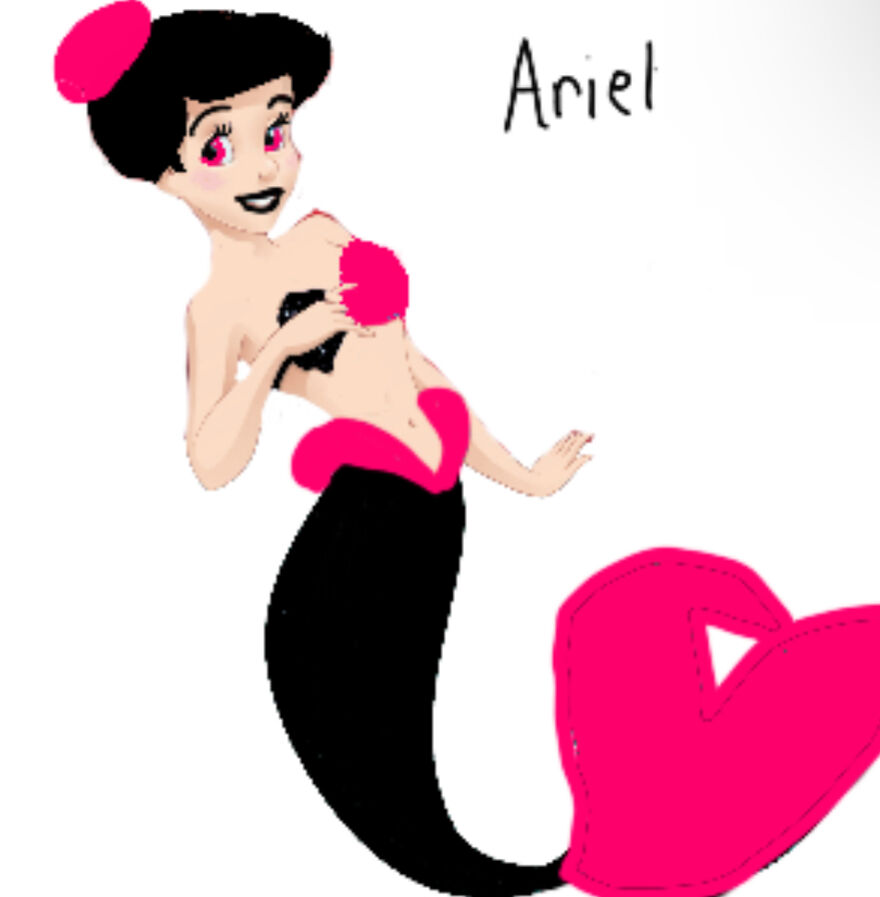 I Drew Some Disney Princess Glow UPS (5 Pics)