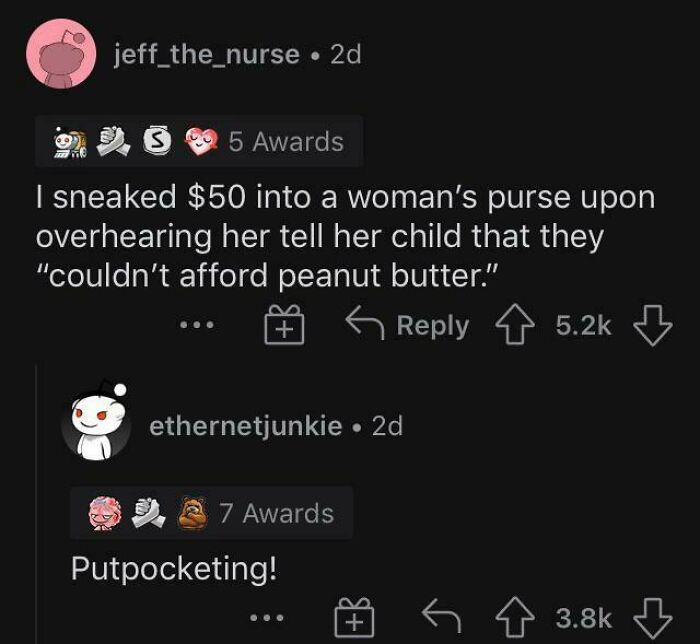 This Sneaky "Put Pocketer" Probably Made That Womans Whole Week
