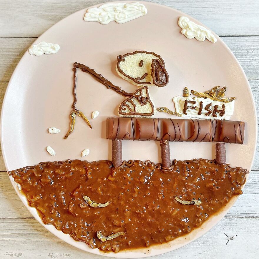 Cute Food Art For Kids -Some Of @sorry.justhangry’s Food Art