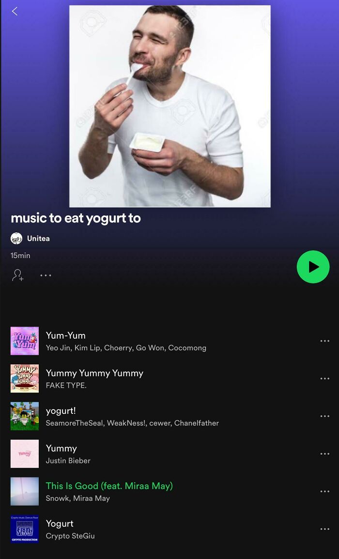 Music To Eat Yogurt To