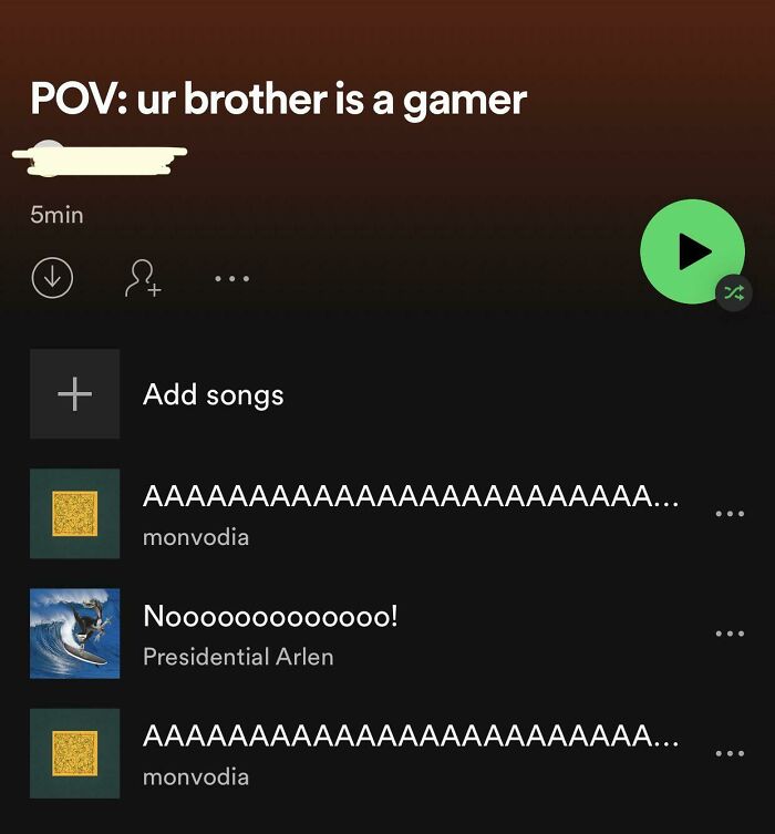 Ur Brother Is A Gamer