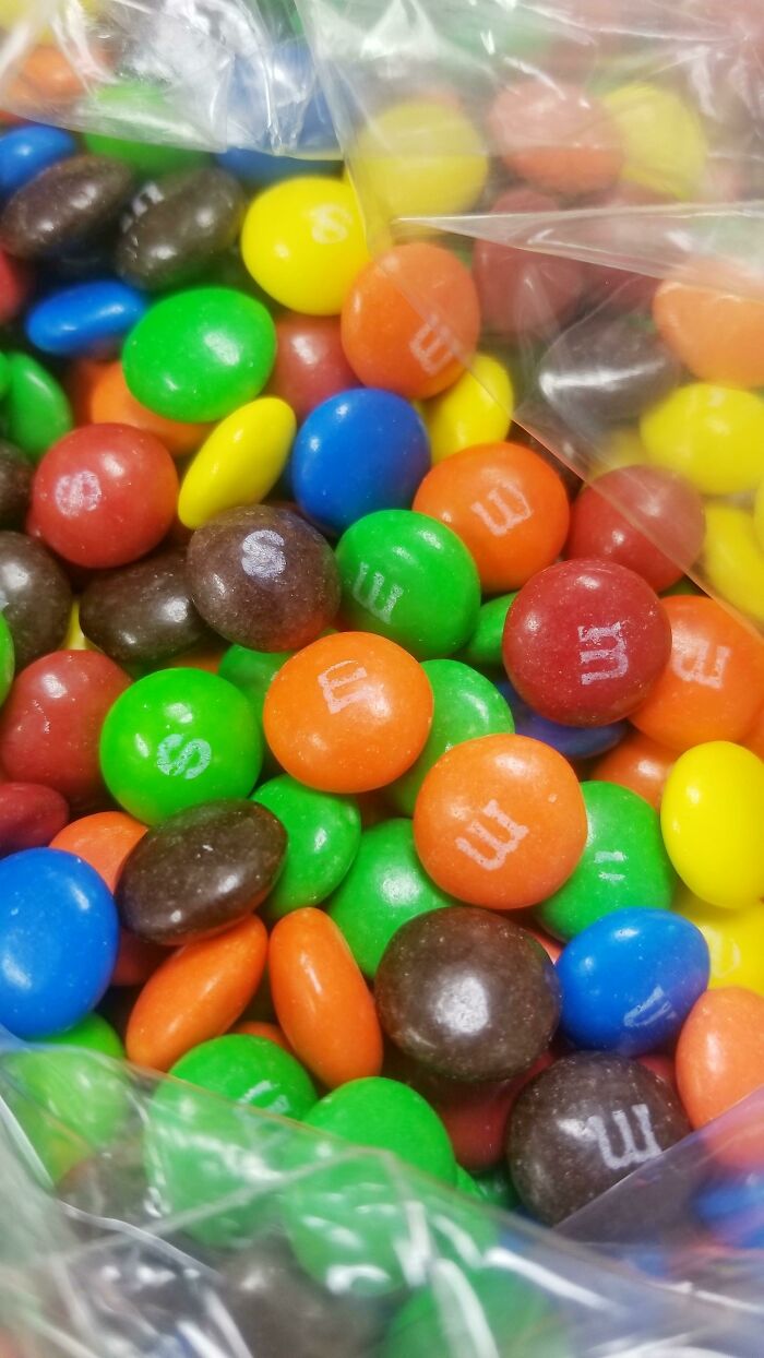 My Coworker Decided To Put Two Kinds Of Candies Together