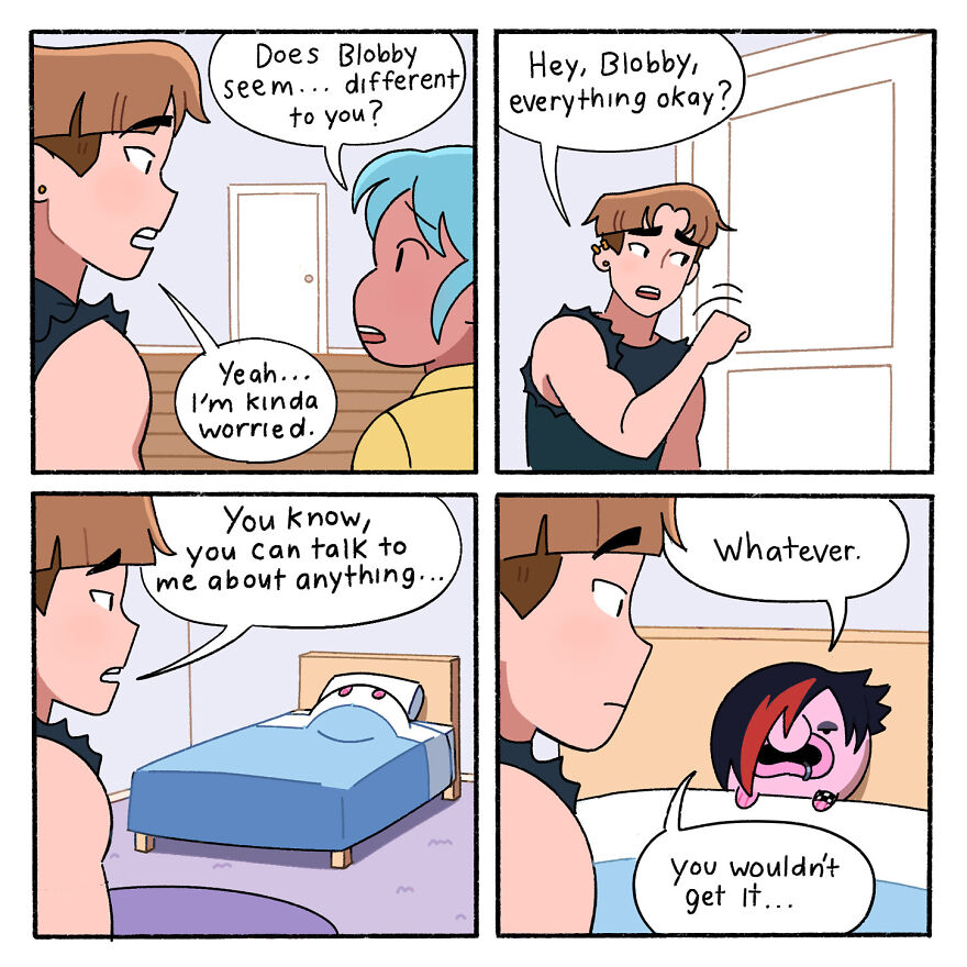 Meet The “Blobby And Friends” Comics Highlighting Social Injustice In The Modern World (40 New Pics)