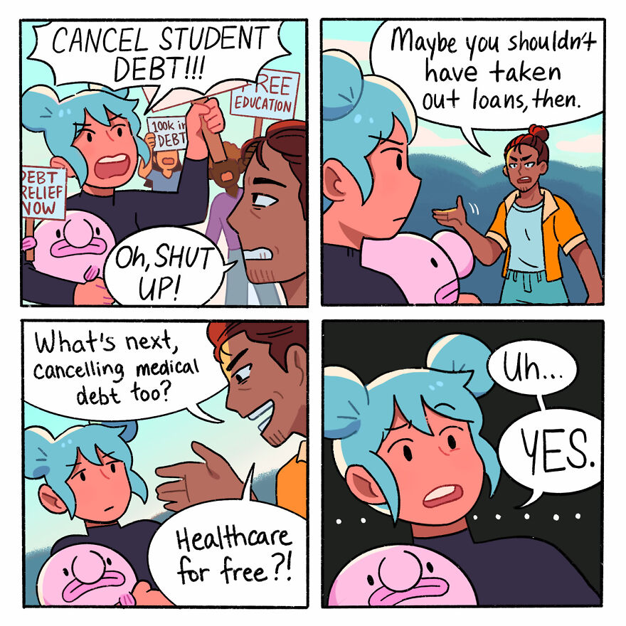 Meet The “Blobby And Friends” Comics Highlighting Social Injustice In The Modern World (40 New Pics)