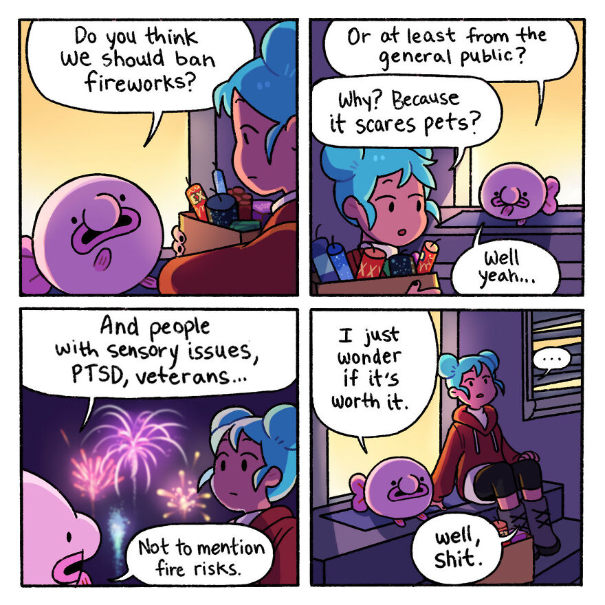 Meet The “Blobby And Friends” Comics Highlighting Social Injustice In The Modern World (40 New Pics)