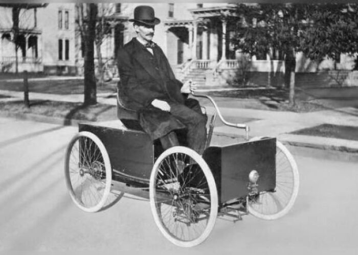 Henry Ford Drives His First Automobile, 1896