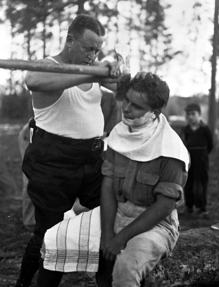 The Manliest Way To Shave Your Beard Back In 1940
