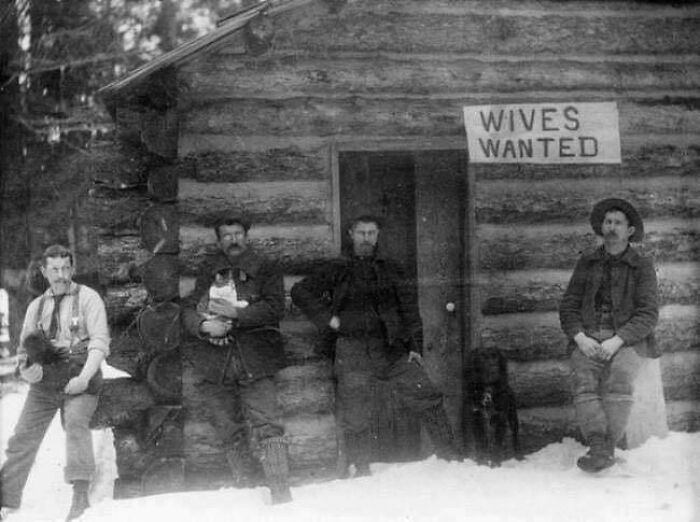 A Group Of Montana Men Advertising For Wives, 1901