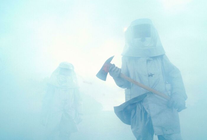 This Picture Of Firefighters In Texas Looks Like A Still From A Horror Movie