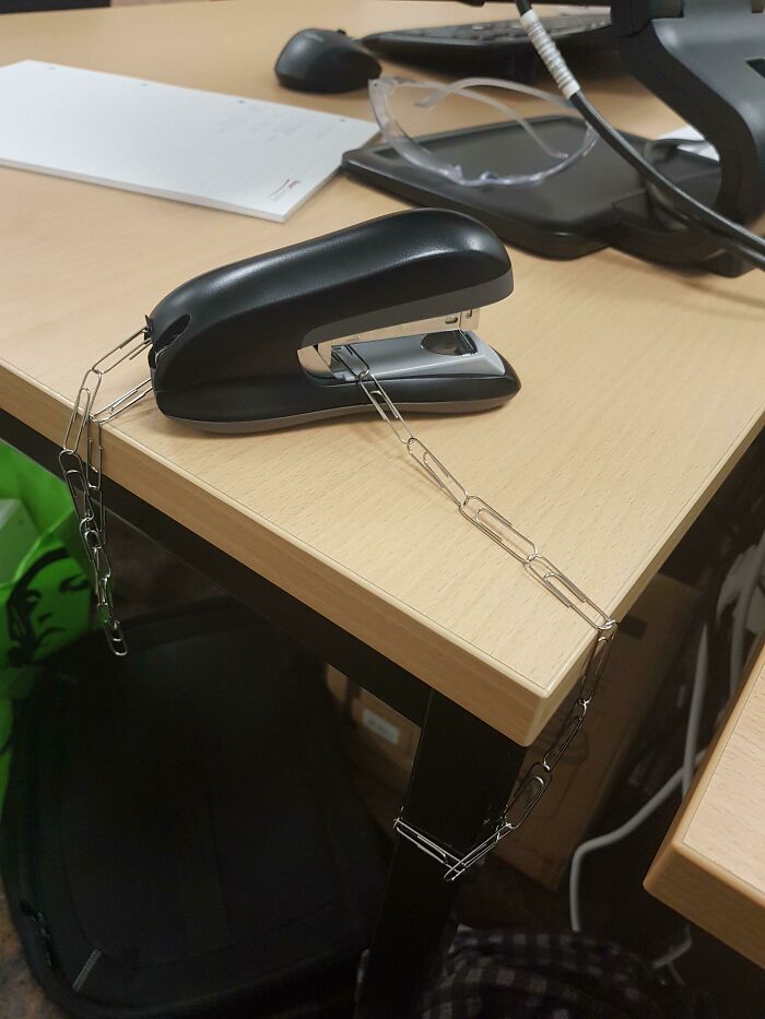Coworkers Keep Stealing My Stapler At Work. I've Made It Clear It's Not To Leave My Desk