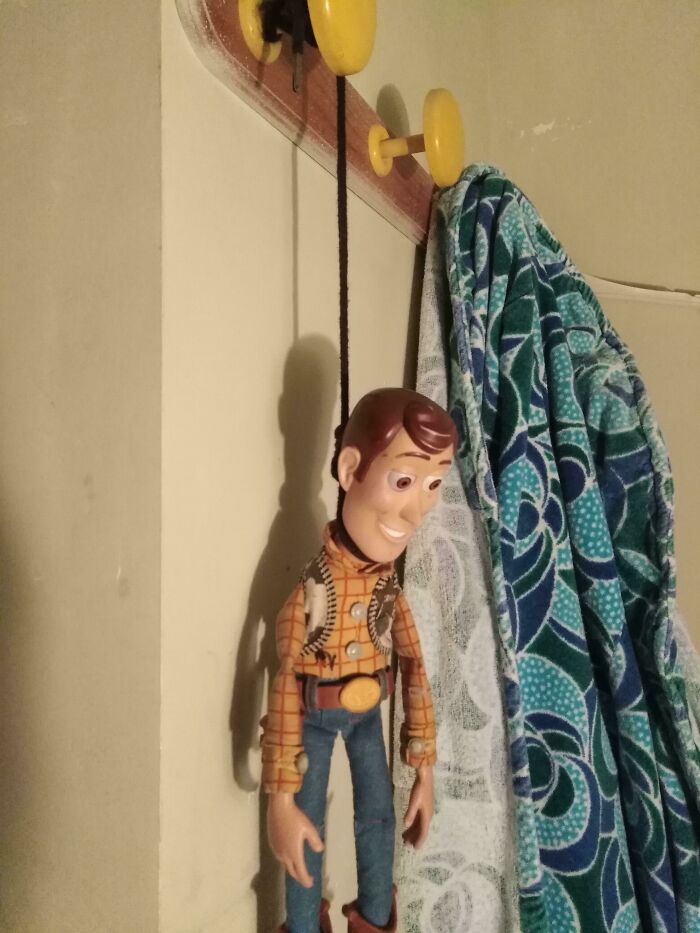 My 7-Year-Old Nephew Did That Because He Didn't Want Him To Walk In His Room After Seeing Toy Story