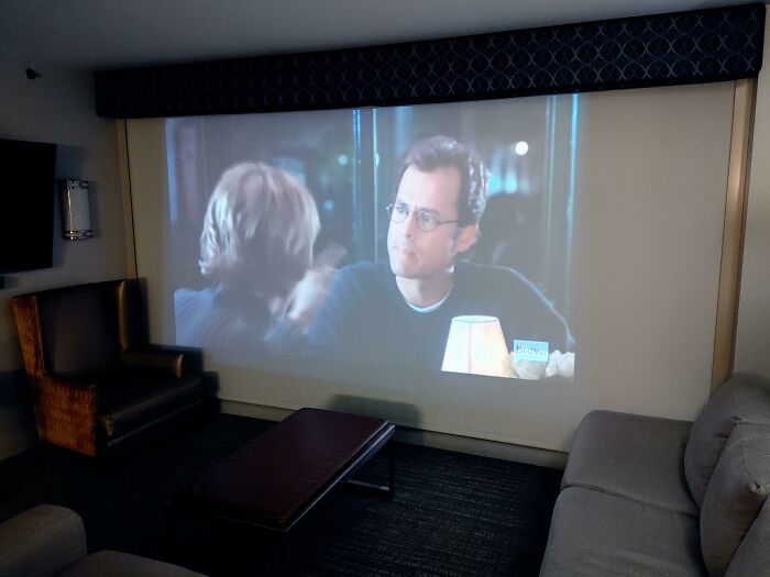 My Hotel Room Has A Projector