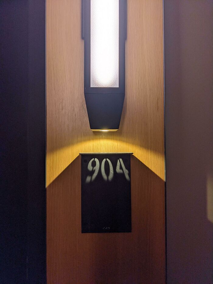 The Way My Hotel Displays Room Numbers
