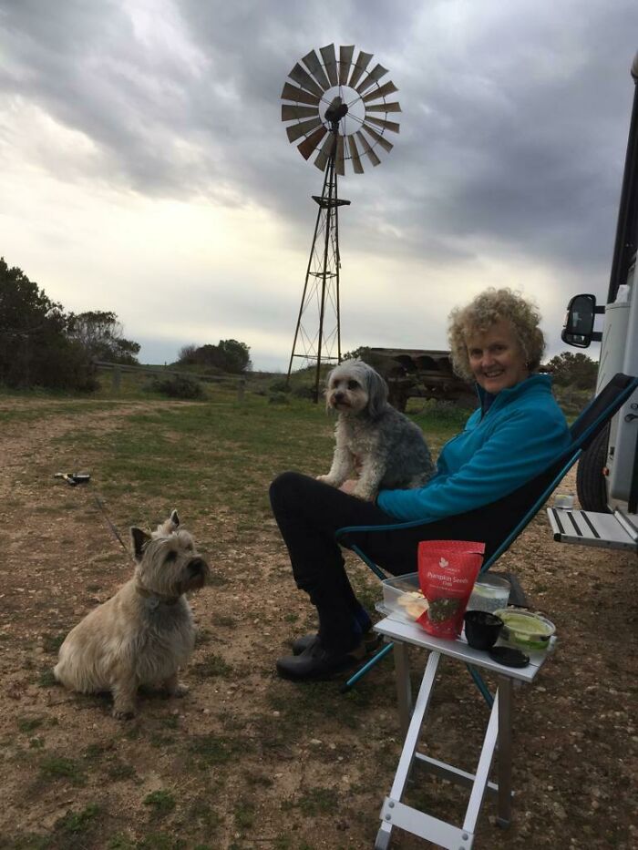 My Mother In Law, She's Worked Her Entire Life To Be Able To Go Away With My Father In Law In Their Rv With Their Dogs.