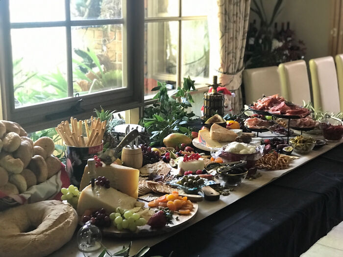 The Spread My Mother In-Law Put On For Christmas
