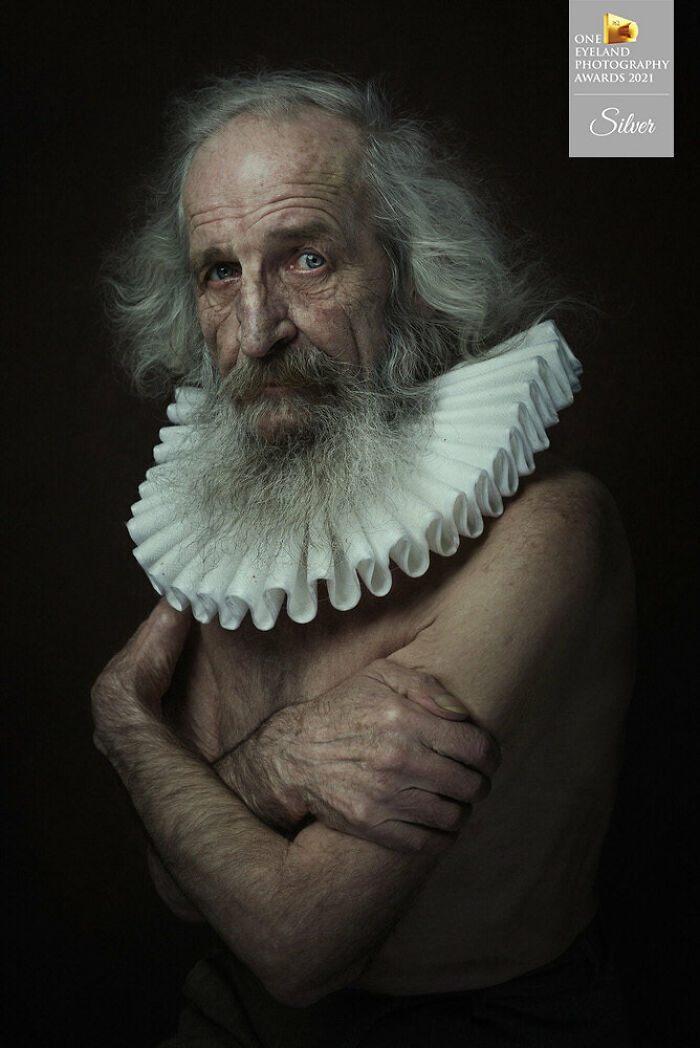 "Mr Albert" By Hanna Derecka. Silver In Fine Art, Portrait