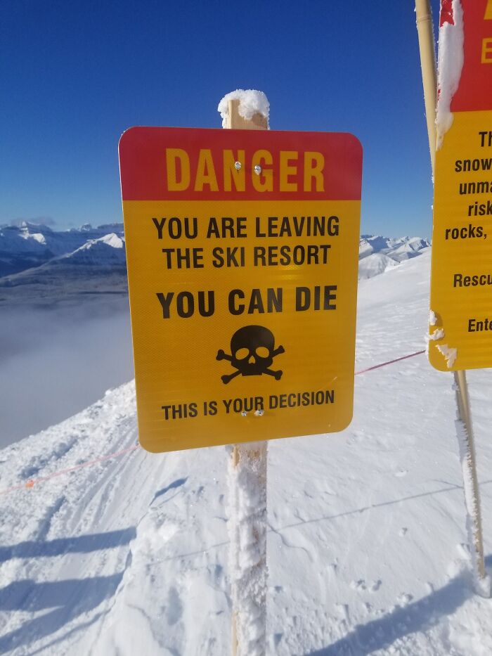 Careful When Skiing