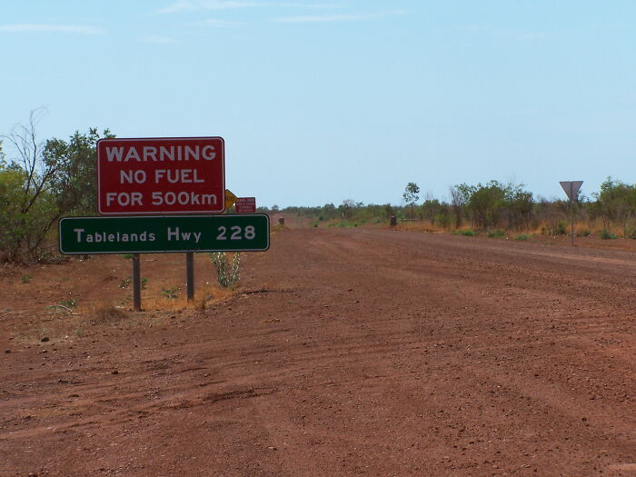 You Know When You’re In The Australian Outback When You See A Sign Like This..
