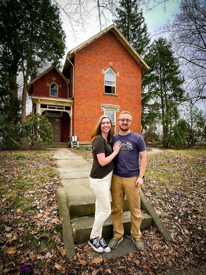 My And My Fiancé Just Closed On An 1898 Brick Beauty!