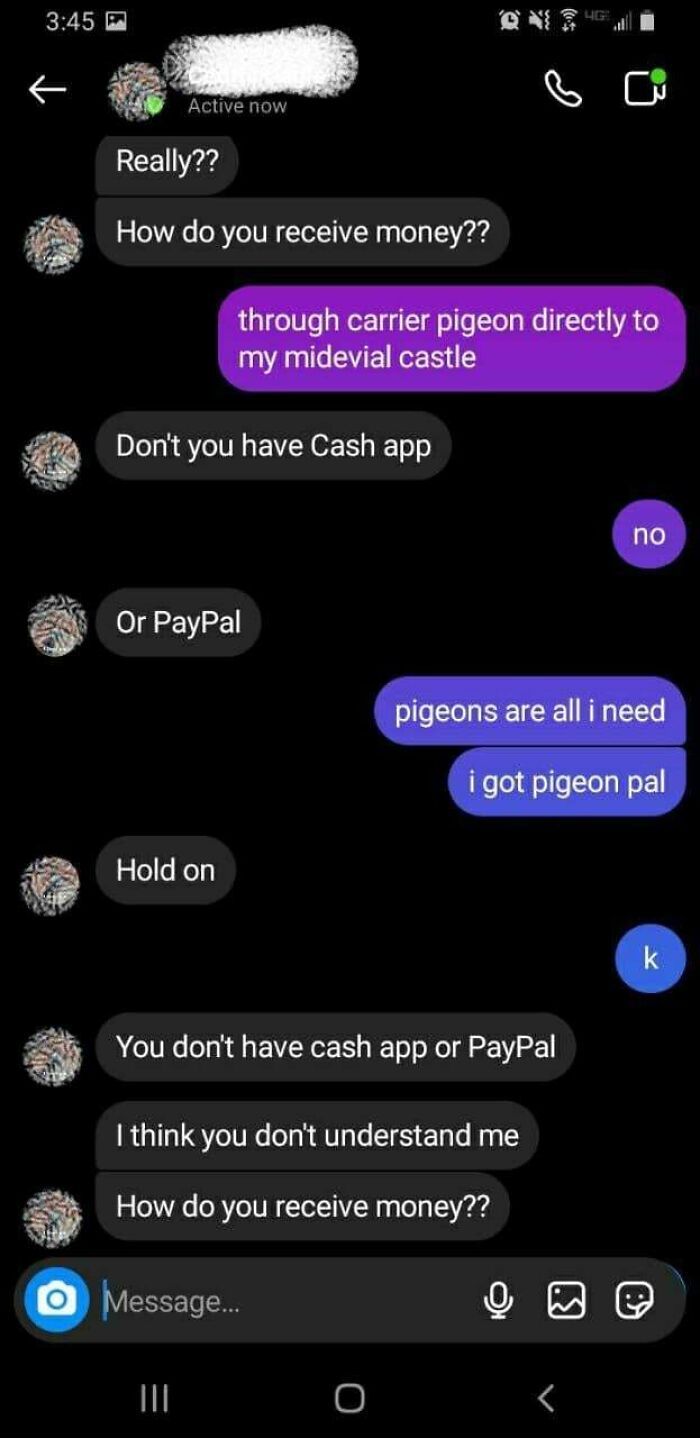 Just A Simple Scammer Who Was Trying To Get Me To Give Him Account Information