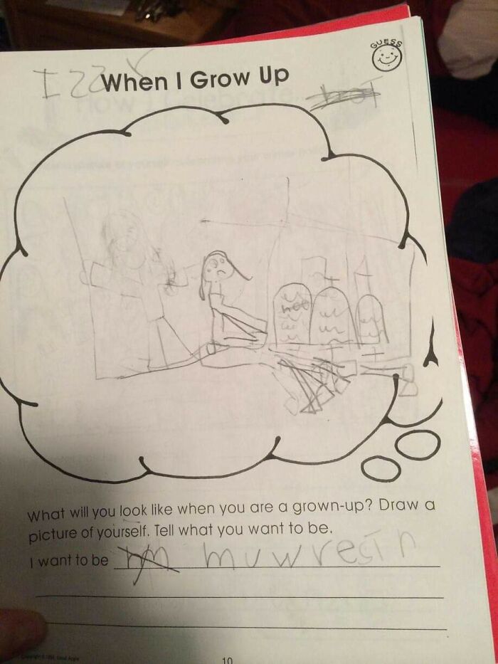 Second Grader's Career Of Choice Was To Be A Mortician