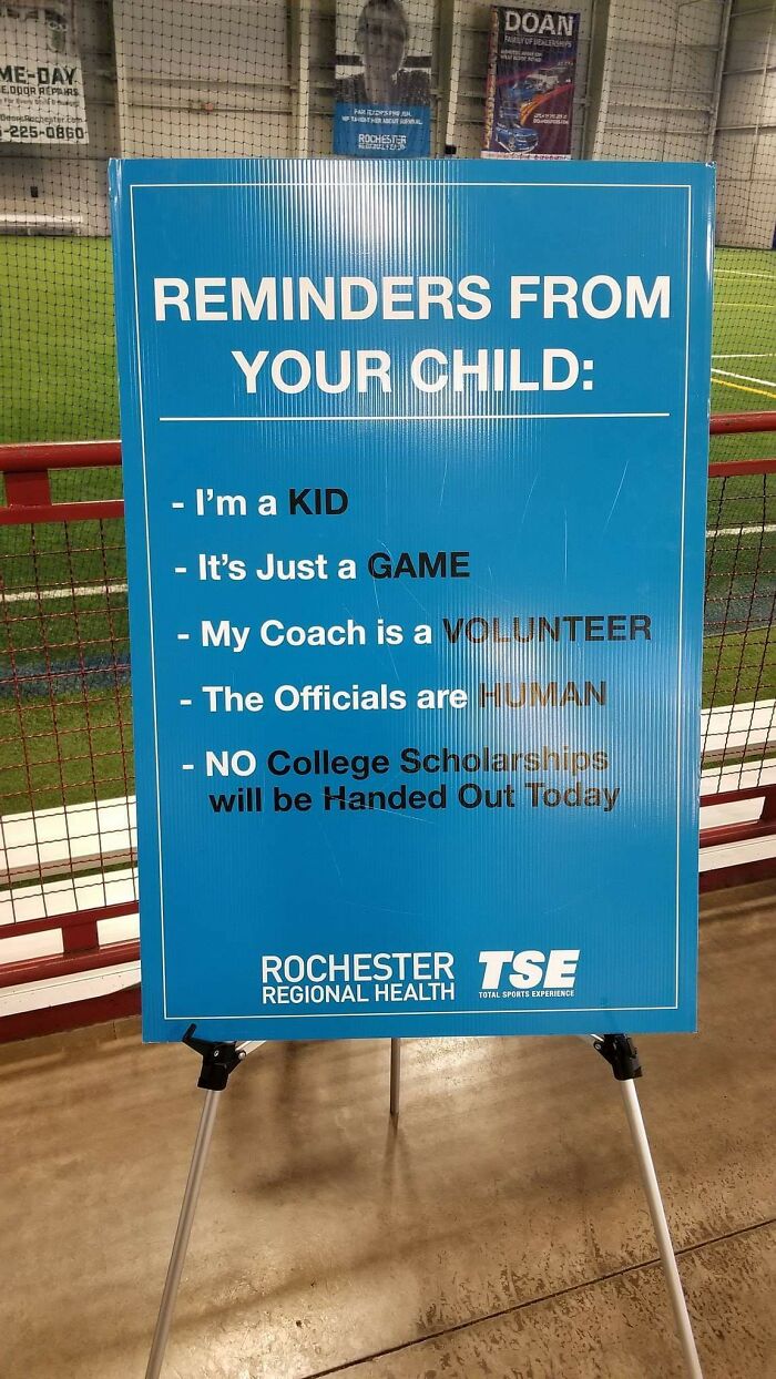 Nice To See Some Pushback On Insane Parents From My Local Sports Complex