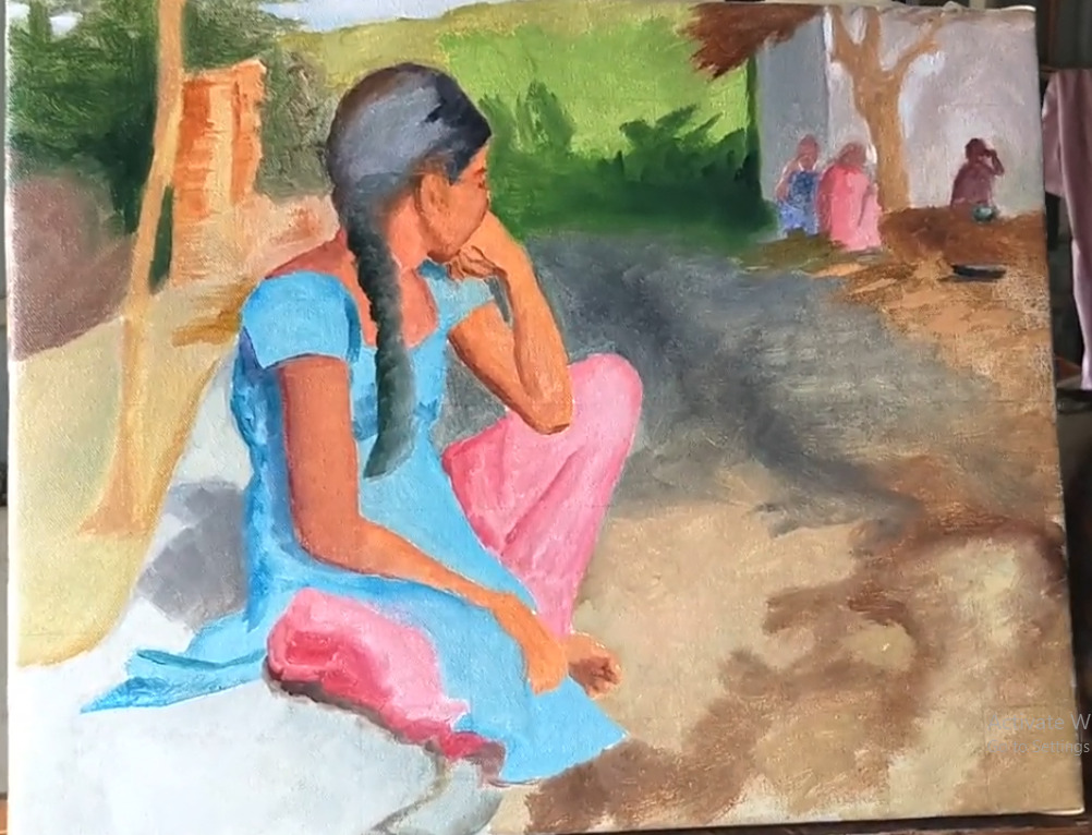 The Process Of My Realistic Oil Painting – Explained In Steps