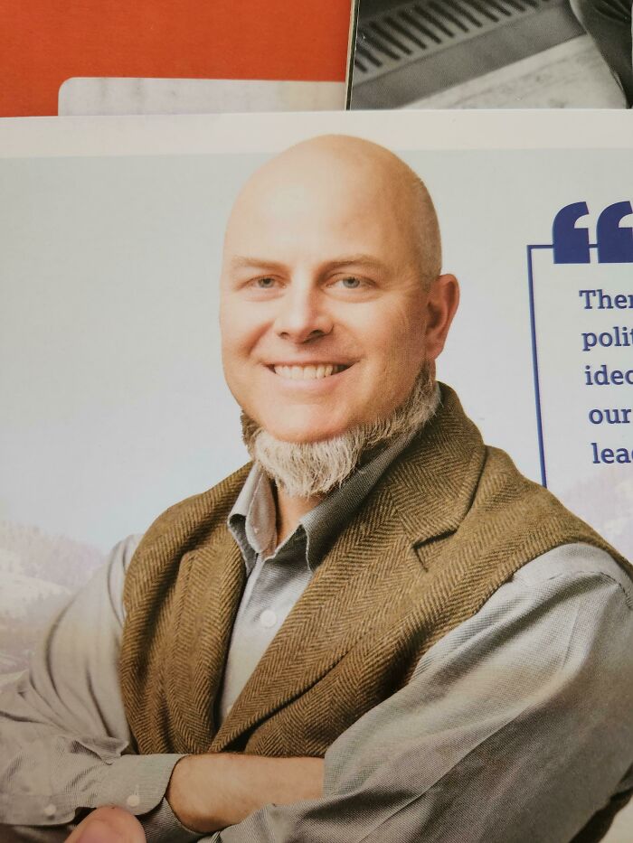 My Local Senate Candidate's Beard Is Trying To Escape His Face