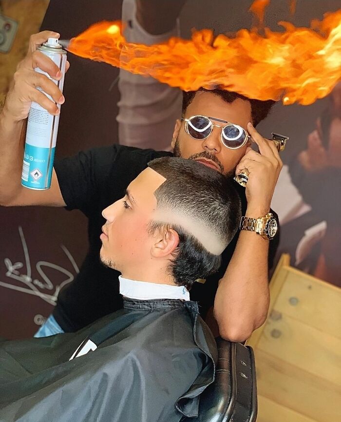 Un tipo realmente eligió este corte de pelo para promocionarse en Instagram