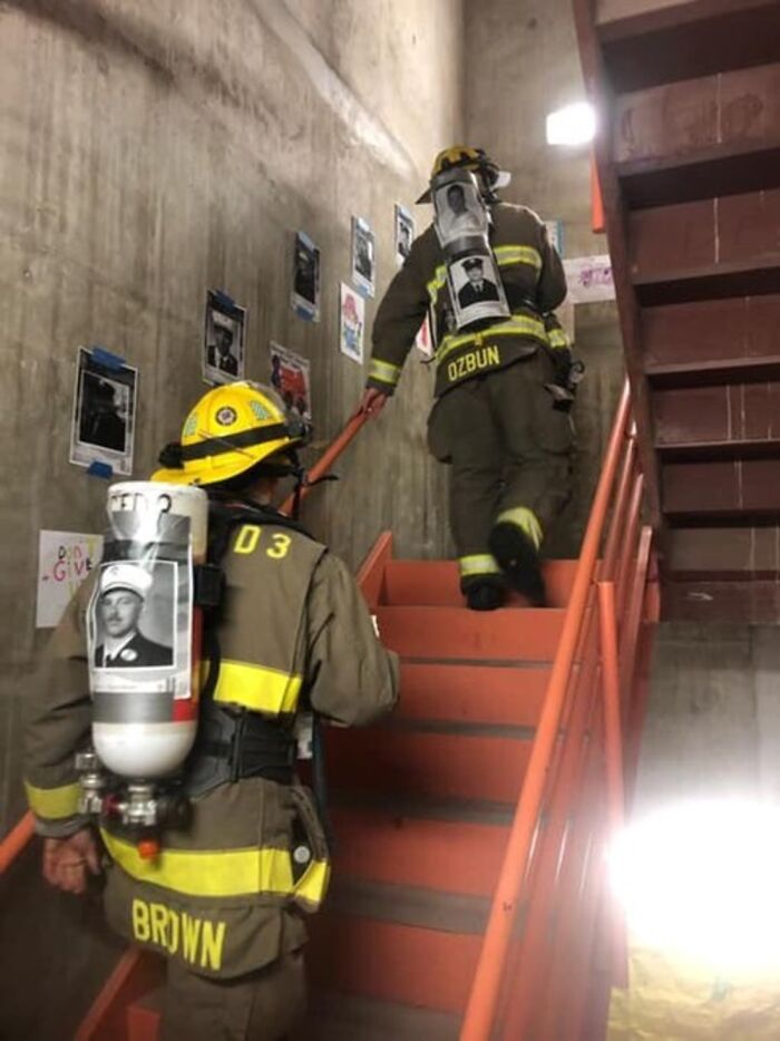 Firefighters Climbing 110 Stories In Full Gear In Remembrance Of The First Responders Who Died On 9/11