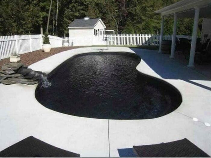 Black Lined Pools Are A Thing… And They’re Terrifying
