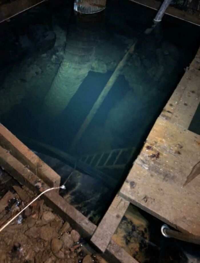 An Abandoned, Flooded Mineshaft