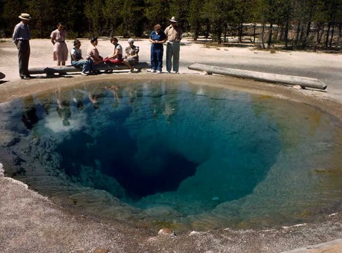 The Depths Of A Yellowstone Hot Spring