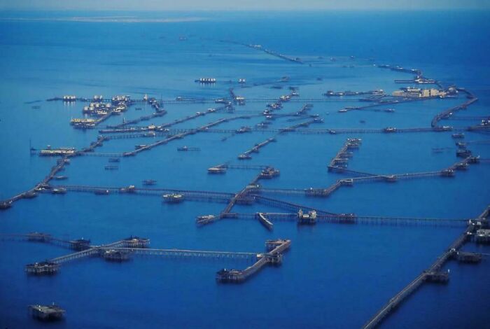“Oil Rocks” (“The Soviet Atlantis”) Is An Industrial Settlement Consisting Of Platforms Built On The Caspian Sea, 40 Km From The Nearest Coast Of Azerbaijan. The City Is Home To 2000 People Today