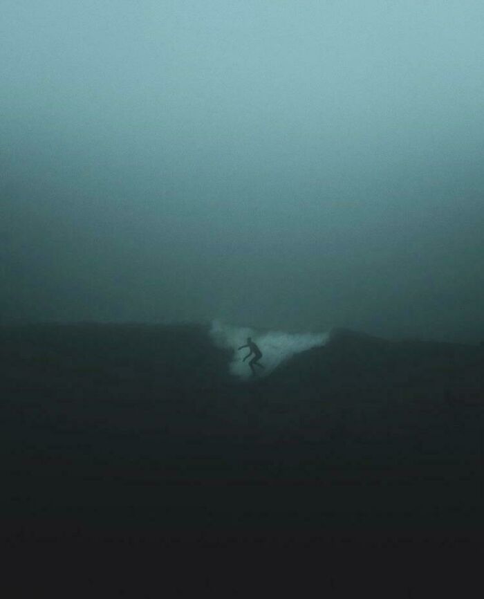 Surfing In Thick Fog