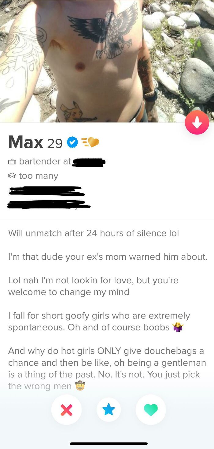 Didn’t Even Have To Match With Him (Tinder)