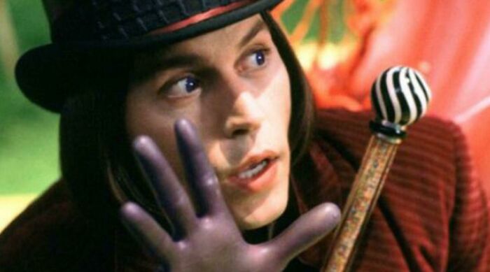 In Charlie And The Chocolate Factory (2005), Johnny Depp Wore Purple Contact Lenses For His Role, The Imaginative Chocolatier, Willy Wonka