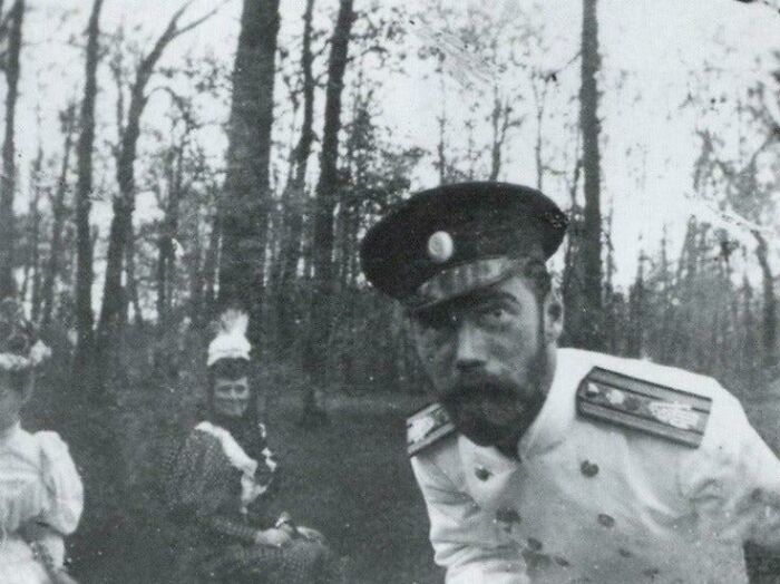 Una selfie tomada por el emperador Nicolás II (1868-1918)
