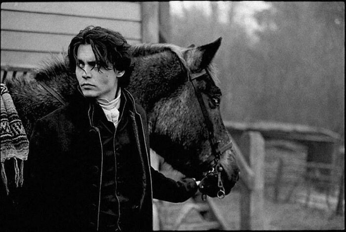 Johnny Depp salvó al viejo caballo Goldeneye de Sleepy Hollow que interpretó al compañero de Crane, Gunpowder