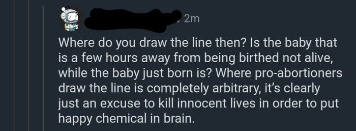 Women Only Have Abortions To Kill Innocents And Put Happy Chemical In Brain 