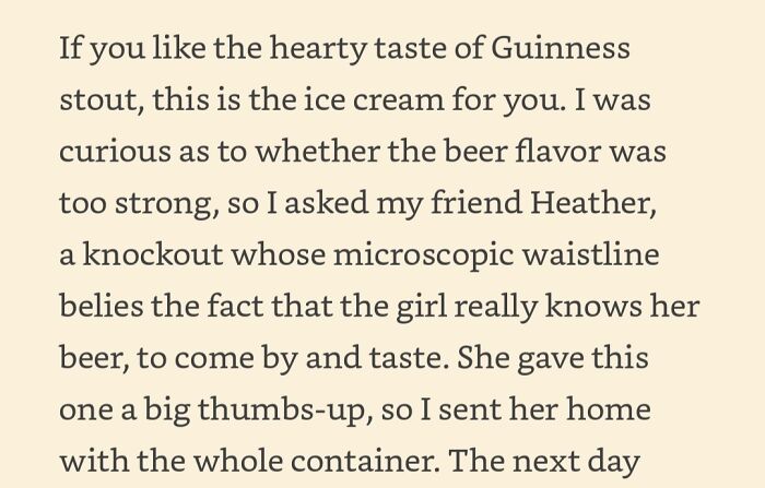 From The Perfect Scoop By David Lebovitz. This Unnecessary Description In The Intro To An Ice Cream Recipe Really Irritated Me