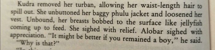 What Is That Supposed To Mean?? (Book: Jitterbug Perfume By Tom Robbins)