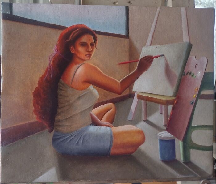 How Do I Create A Painting: Canvas Preparation Until The Varnish (6 Pics)