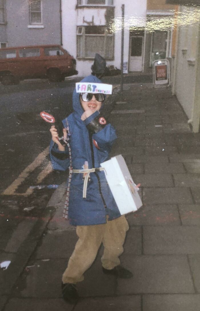 In 1989 I Made Myself A Fartbusters Uniform, Marched The Streets Singing “If Something Smells Strange In Your Neighbourhood…”, And Sprayed People With The Bottle Of Cheap Perfume In Attached Shoebox